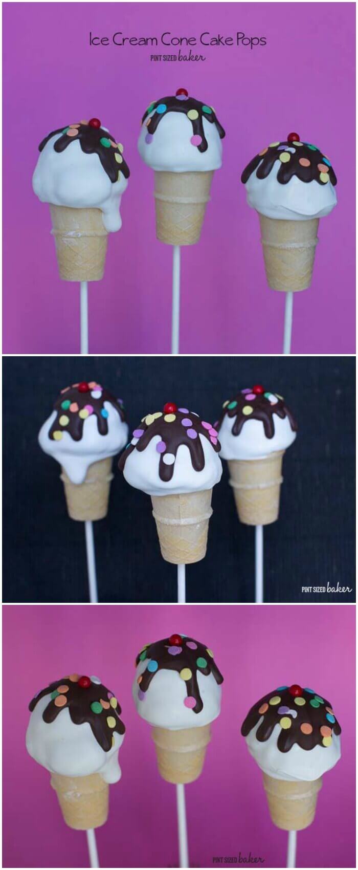 Ice Cream Cone Cake Pops Tutorial Ice Cream Cone Cake Pops Tutorial